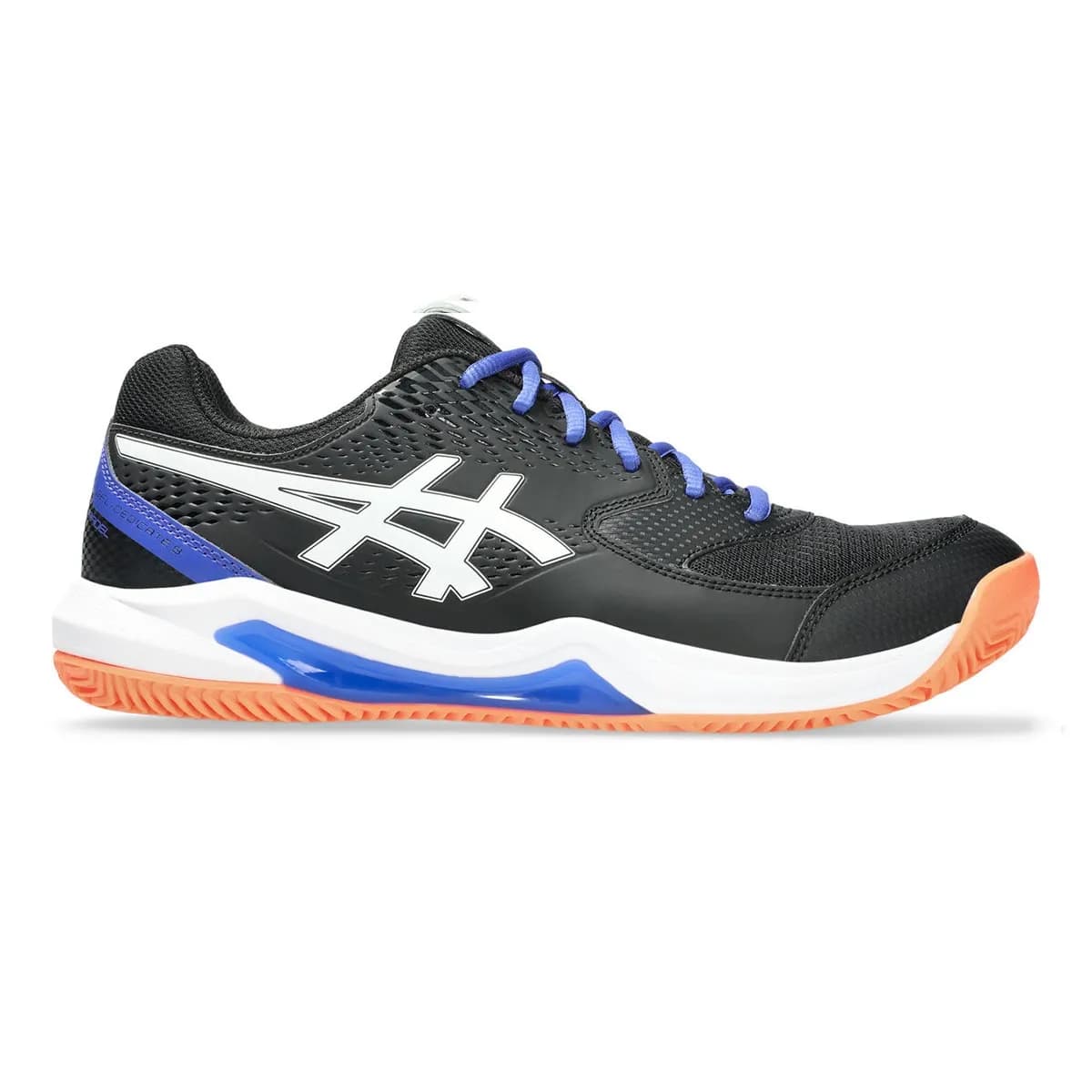 Asics Gel-dedicate 8 Padel Negro/azul/naranja 1041a414 Talla 44.5