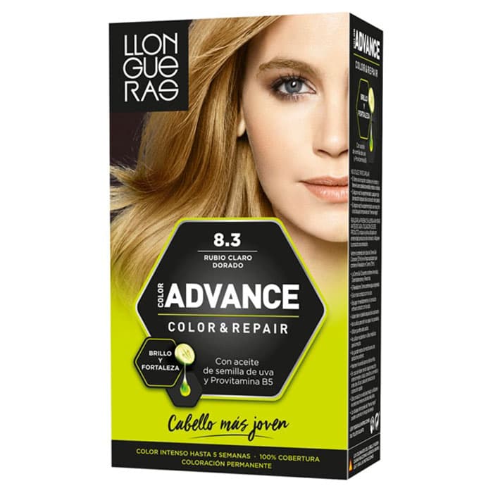Llongueras Color Advance Nº 8.3 Rubio Claro Dorado | Precio, Comprar