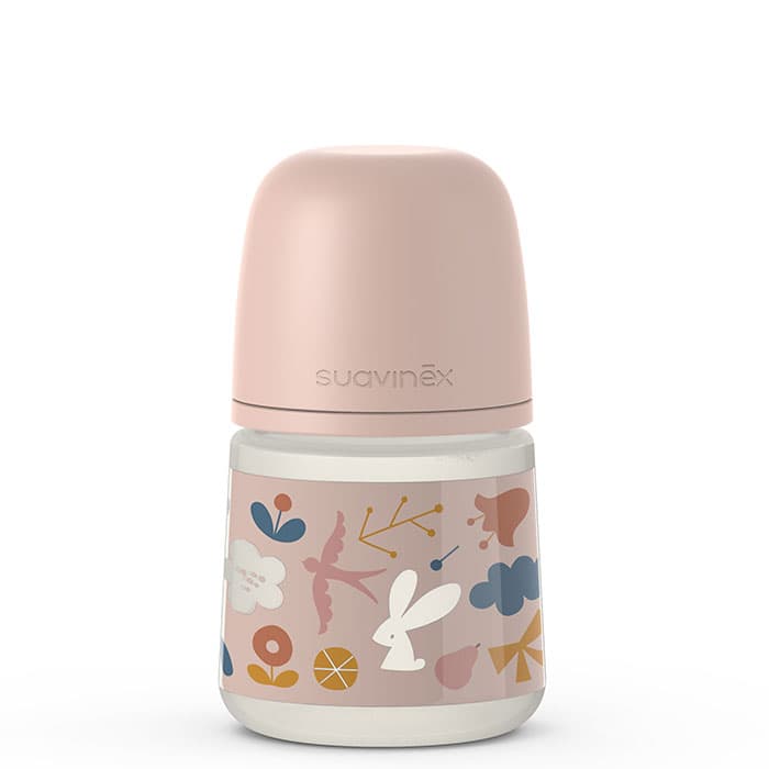Suavinex Biberón Flujo Lento Prints Tetina Fisiológica SX Pro // Precio, Comprar