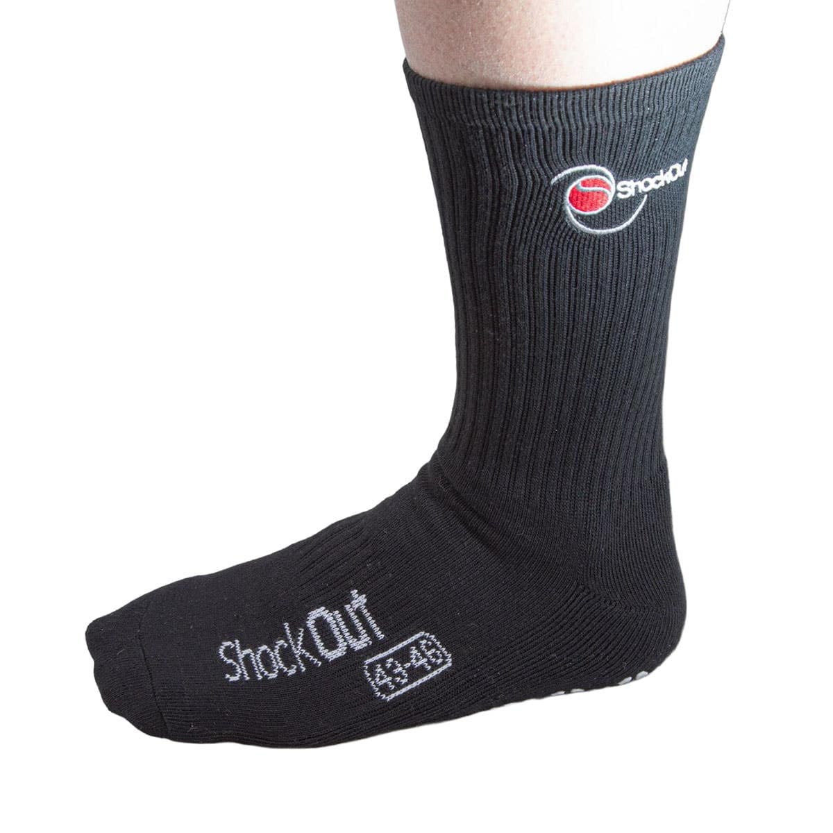Pack 2 Uds Calcetines Shock Out Traction Negro/blanco 43/46