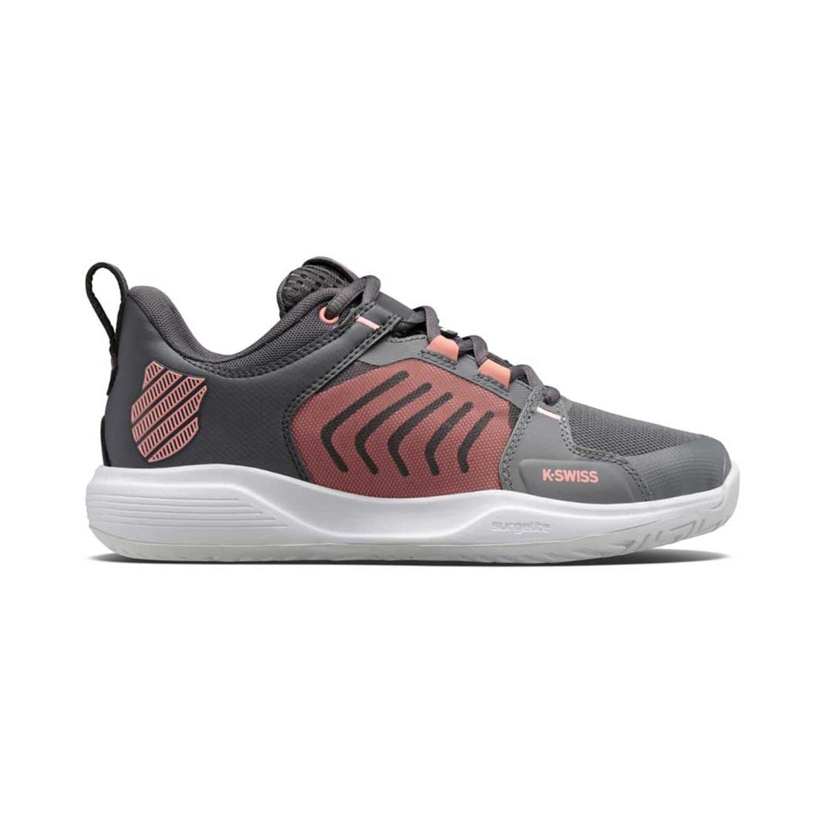 Kswiss Ultrashot Team All Court Grey Black Women's 97395050