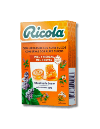 Ricola Caramelos De Hierbas Suizas Sabor Miel 50 G - Faes Farma