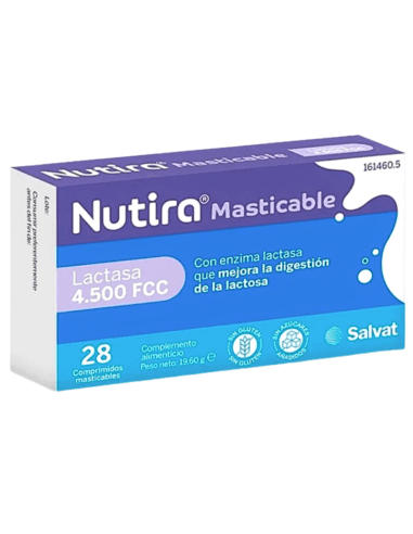 Nutira Lactasa 4500 Fcc 28 Comprimidos Masticables - Salvat