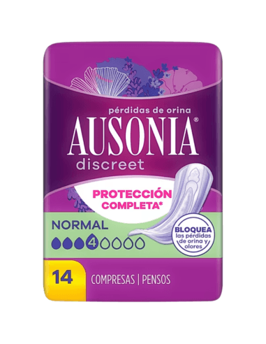 Ausonia Discreet Protección Completa Normal 14 Compresas - Procter & Gamble