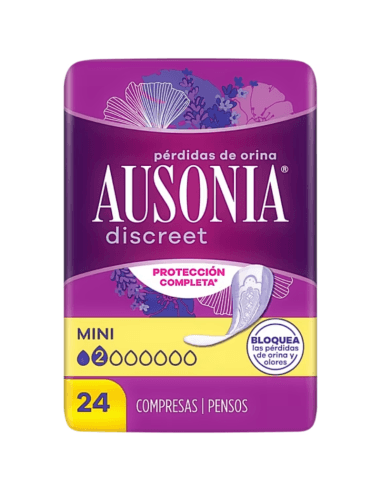 Ausonia Discreet Protección Completa Mini 24 Compresas - Procter & Gamble