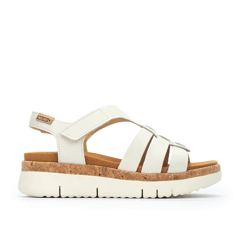 Pikolinos Sandalias cuña de piel PALMA W4N