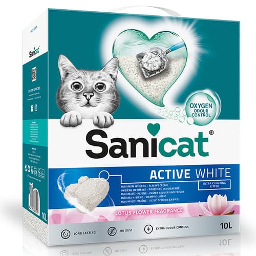 6 L Sanicat Active Lotus Arena Aglomerante para gatos
