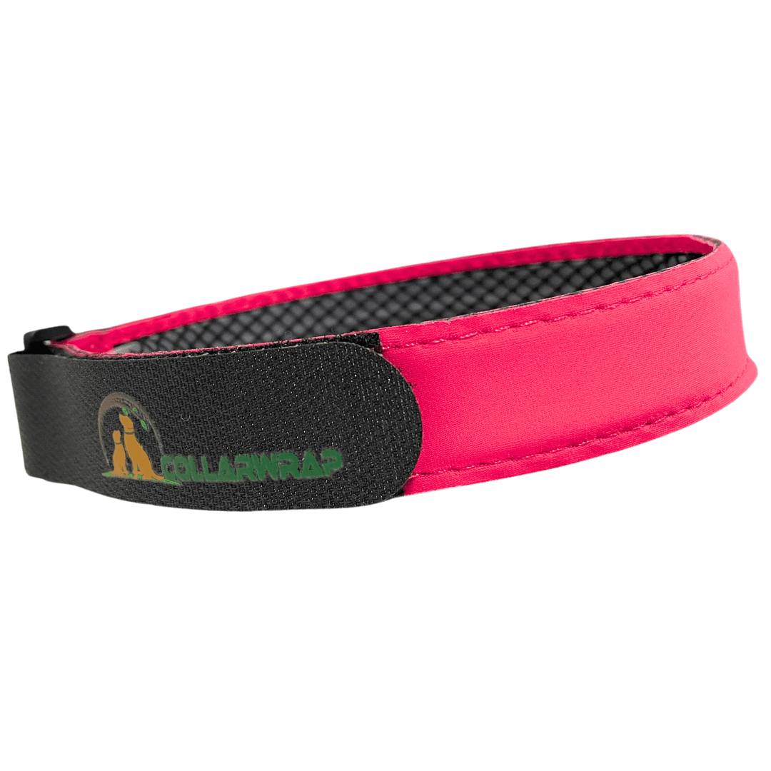 COLLARWRAP Funda Collar Aniparasitario Rosa para perros