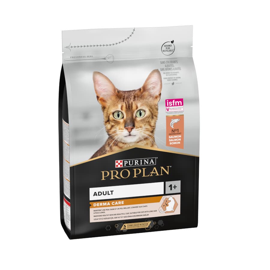 3 kg Pro Plan Adult OptiDerma Salmón pienso para gatos