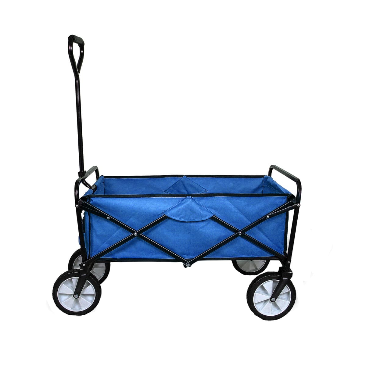 Carretilla Plegable Azul con Funda Impermeable