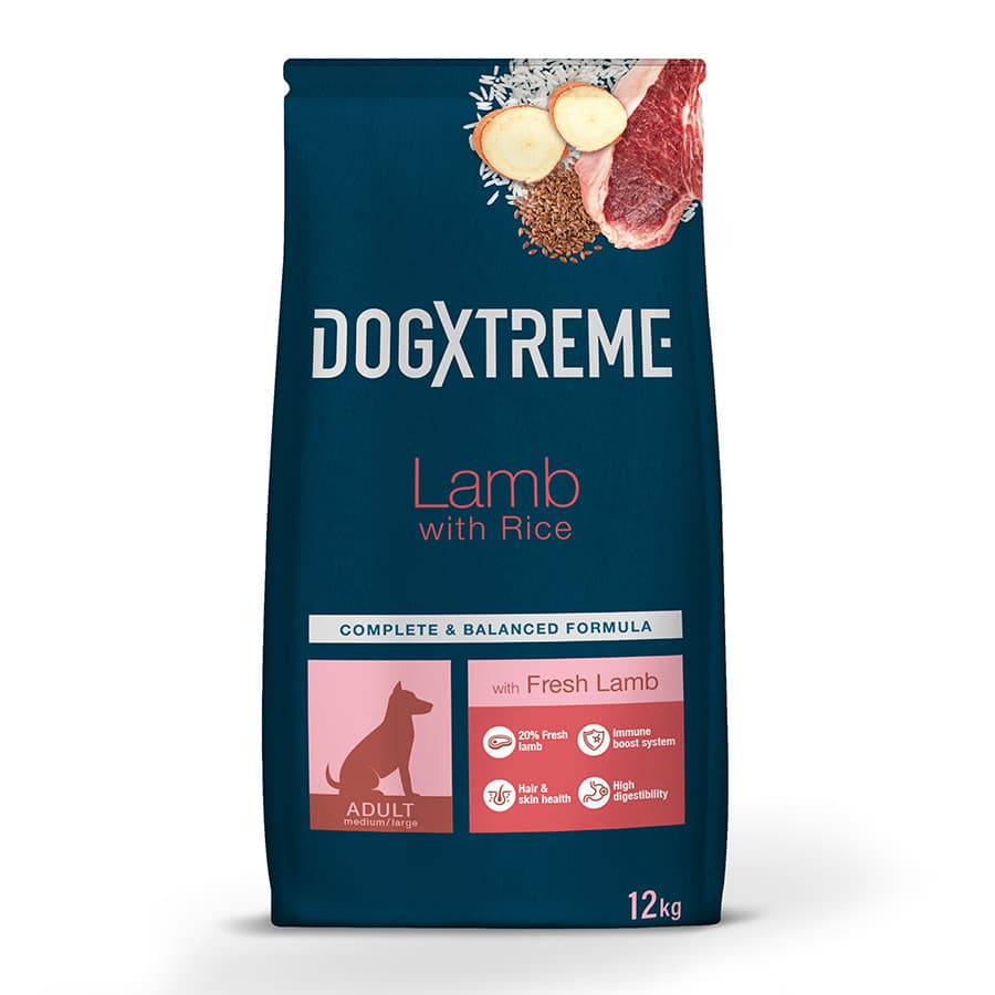 3 kg Dogxtreme Adult Cordero y Arroz pienso