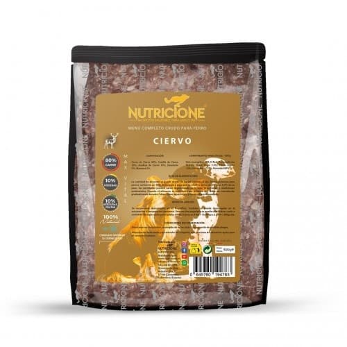 Nutricione BARF menú Ciervo para perros (Pack)