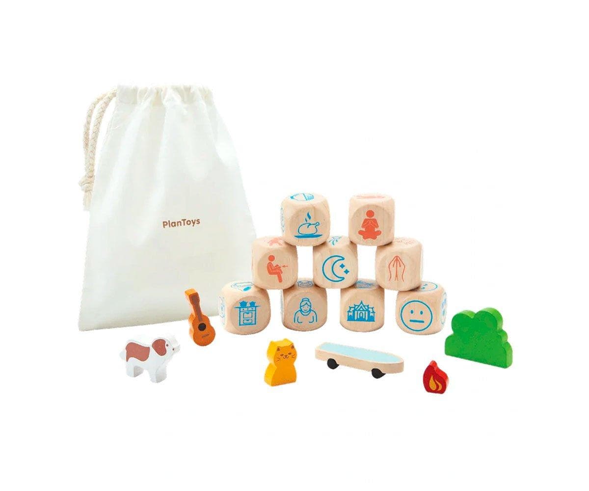 Dados Cuentacuentos Plantoys