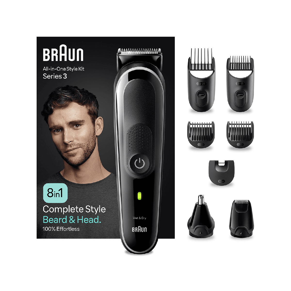Braun Multigroom All-in-One 8-in-1 Body Groomer S3 MGK3440