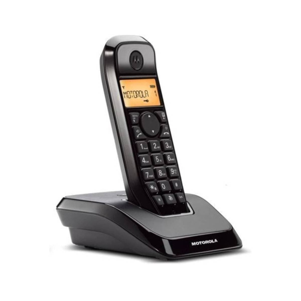Teléfono Fijo Inalámbrico Motorola S1201 Negro